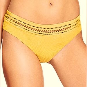 Robin Piccone Perla bikini bottoms in Dandelion SMALL NWT
